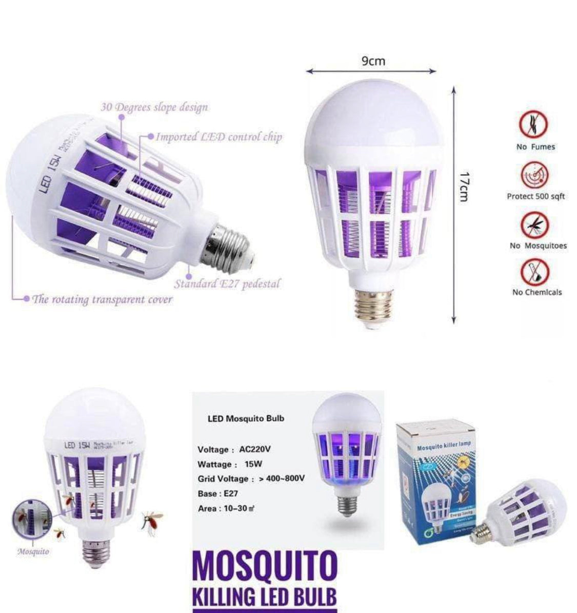 Mosquito Killer Lamp