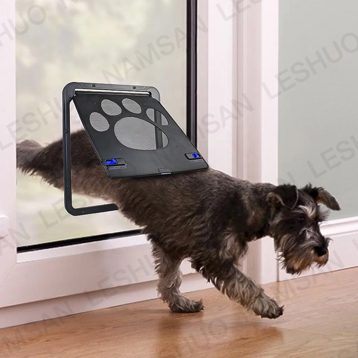 Pet Screen Door/Flaps -Grey