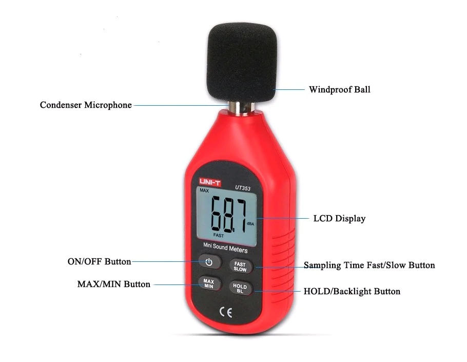 UT353 Mini Digital Sound Level Meter