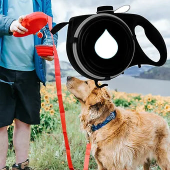 5-in-1 Pet Leash With Water Bottle