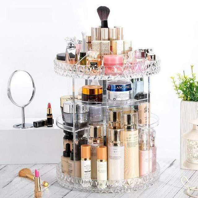 360 Degree Rotating Cosmetics Organizer - Duplicate Product