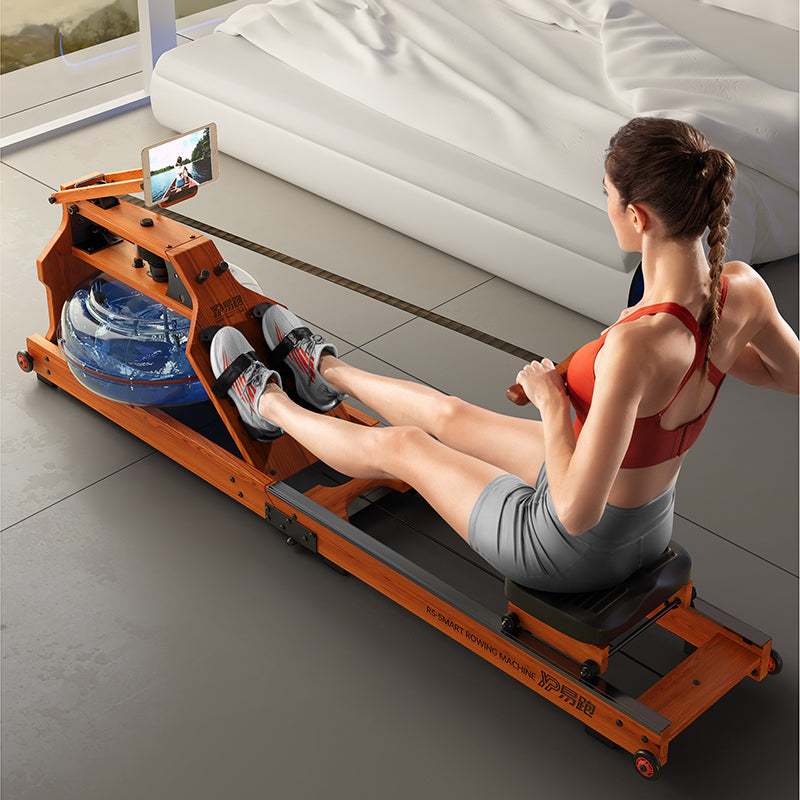 Wooden Water Resistance Rowing Machine Black Friday Deal