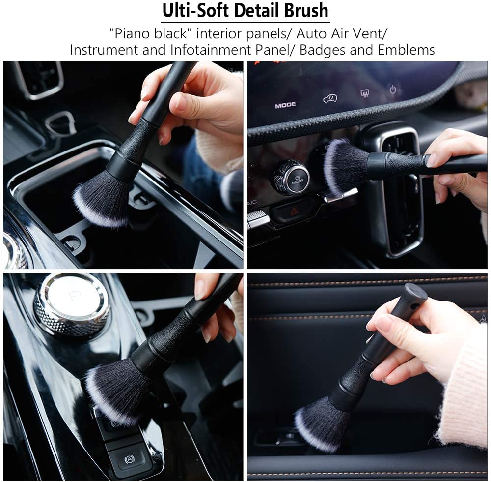 2PCS Ultra Soft Car Detailing Brush