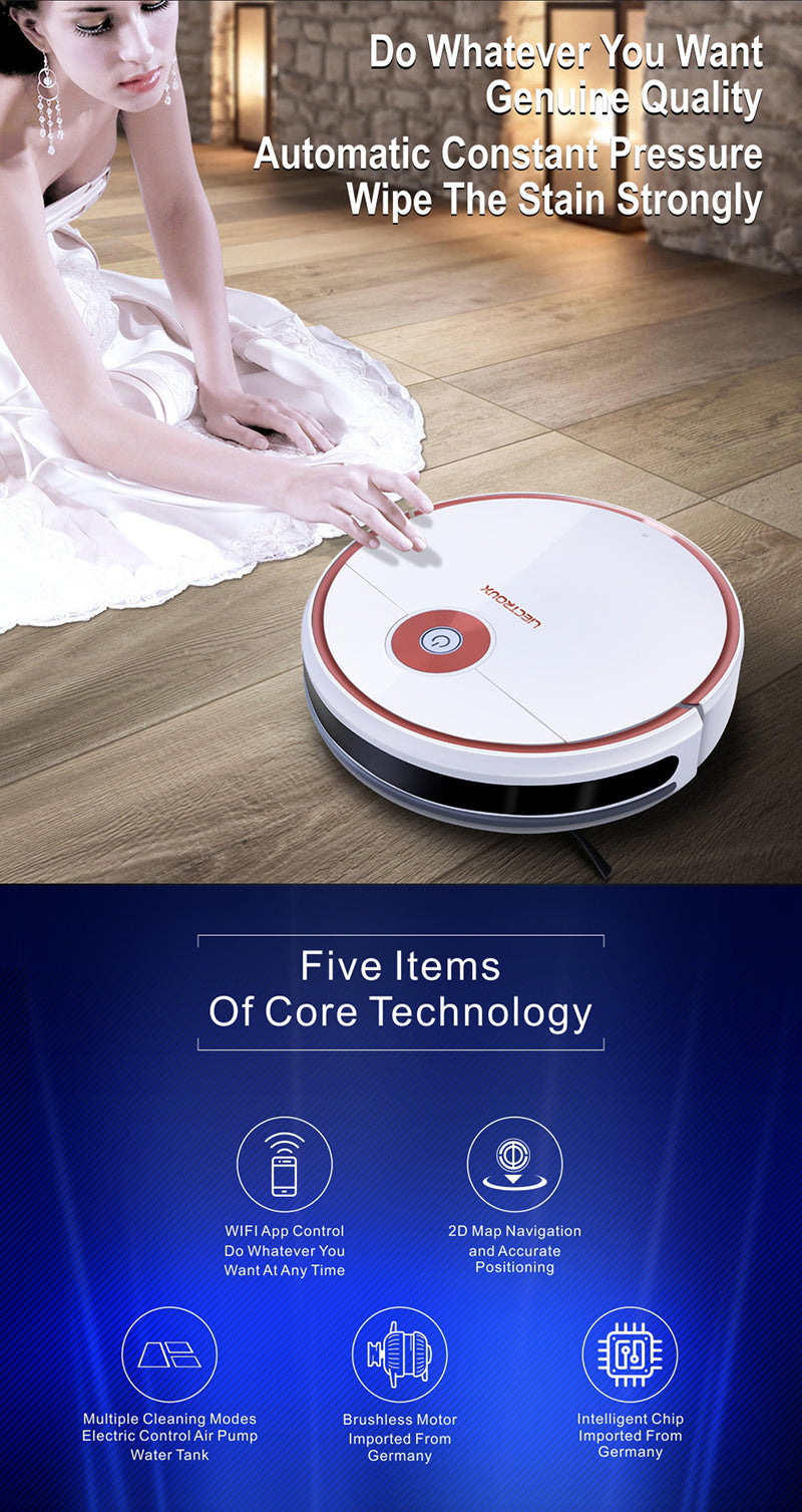 LIECTROUX T6S Robot Mop/Vacuum Cleaner