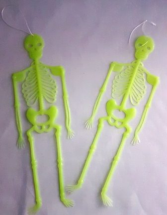 Glow in the Dark Halloween Skeletons