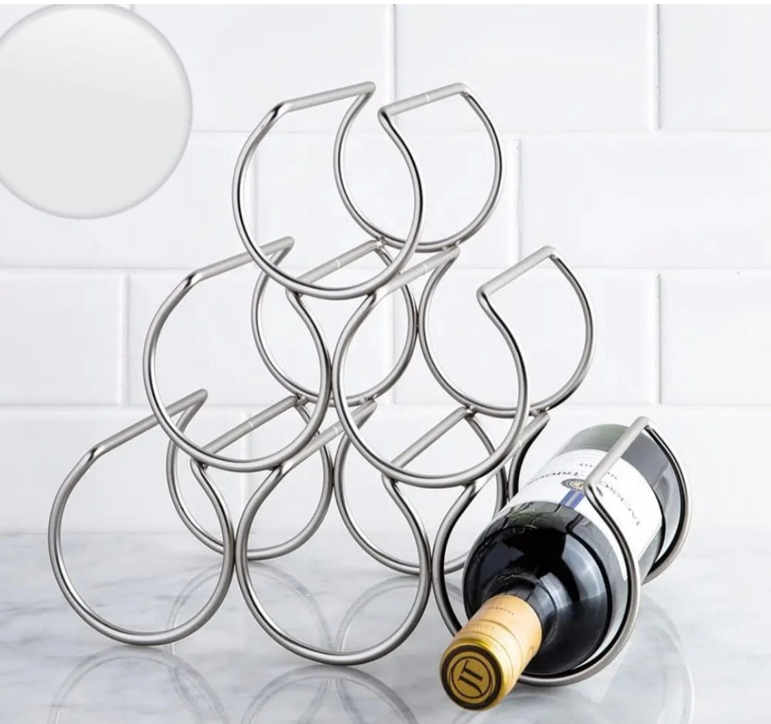 Wine Rack St/St 6 Bottle