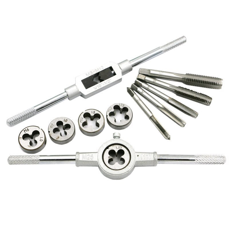 12 Piece Tap and Die Set