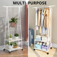 Clothes Rack Small Metal Garment Rack with Shelve