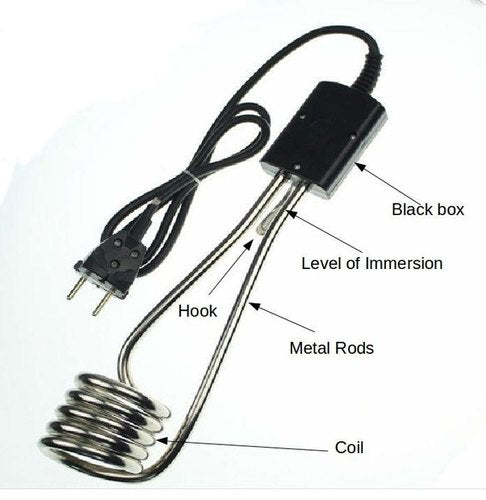 Immersion Portable Water Heater 1500W Heating Element