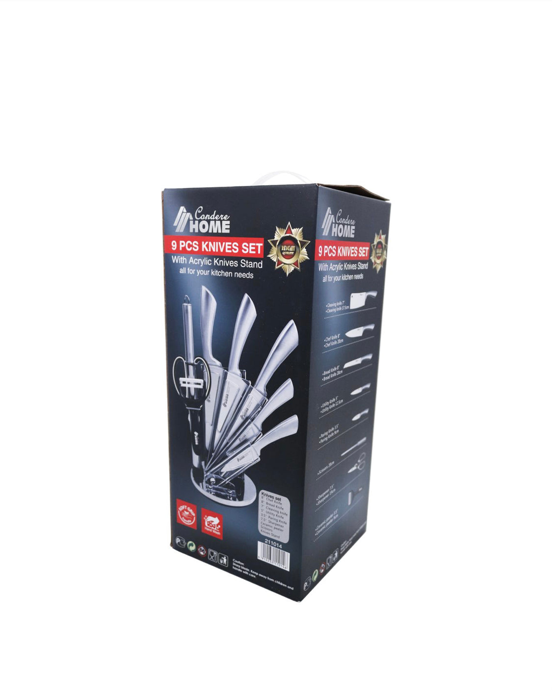 Home Knives Sets with Acrylic Knives Stands