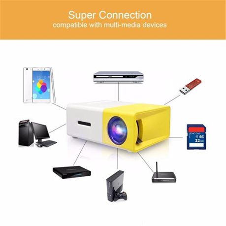 Portable YG300 Mini LED Projector