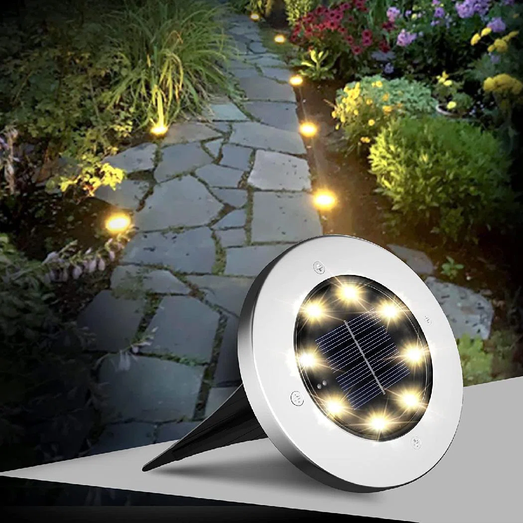 Solar Powered Flat to Ground LED Outdoor Lights