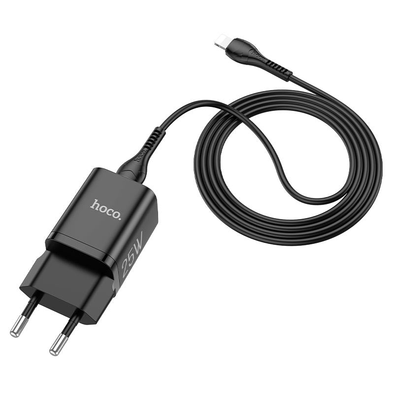 Hoco N19 Rigorous PD25W charger set(Type-C to iPhone)