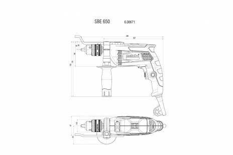 Metabo SBE 650 Impact Drill