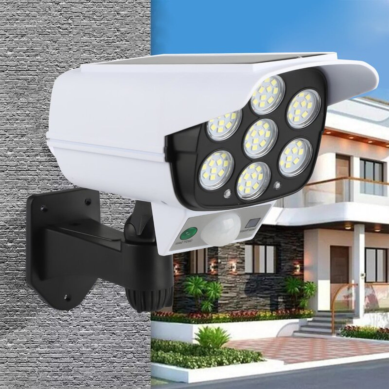 Solar Outdoor Security Movement Sensor Light With Remote - JD-2178T