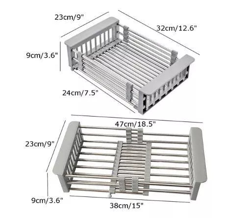 Kitchen Adj Drainer Basket