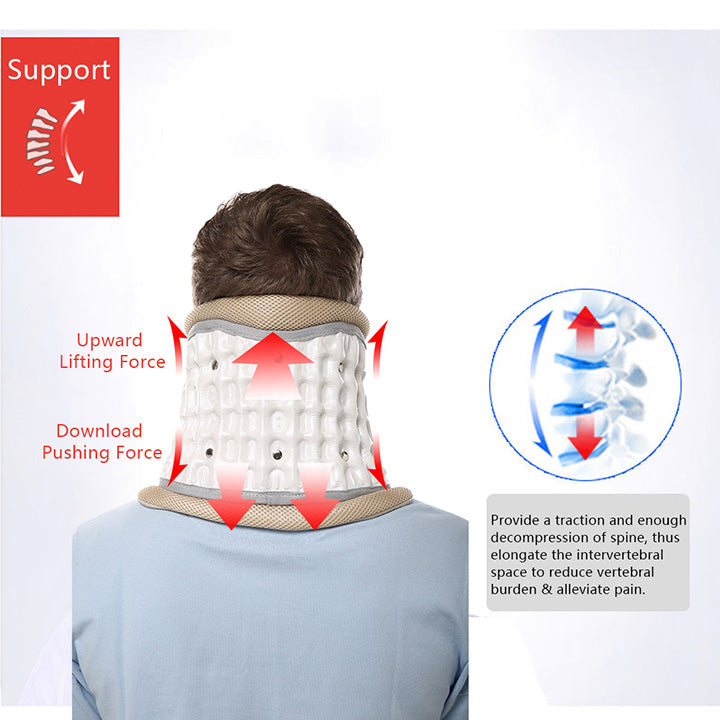 Rehabilitation Inflatable Adjustable Air Traction Neck Cervical Collar