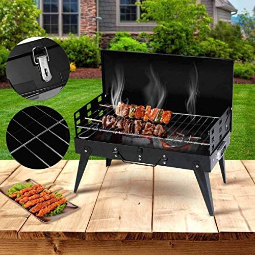 Briefcase Style Portable Folding Grill