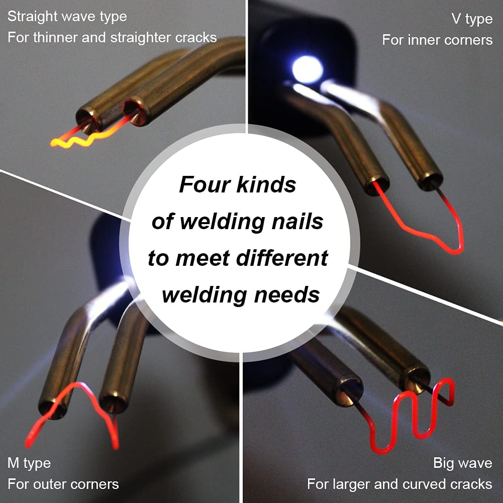 Plastic Repair Welder Kit,50W Hot Stapler Plastic Repair,Crack Bumper Repair Wel