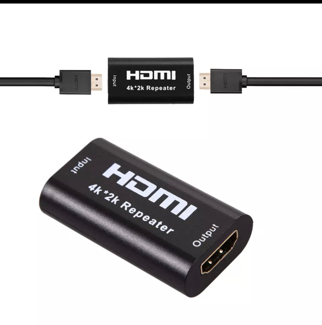 3D HDMI-Compatible 4K*2K Repeater | Extender Booster Adapter Over Signal HDTV