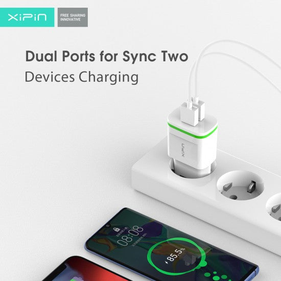 Dual USB Charger Set with Luminous Light- IPHONE