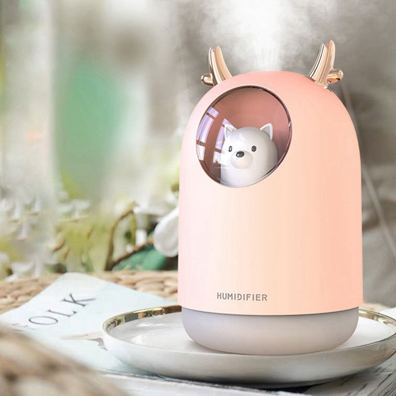 Cute Pet Ultrasonic Humidifier LED