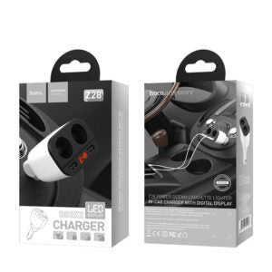 Power Ocean Cigarette Lighter In-Car Charger With Digital display