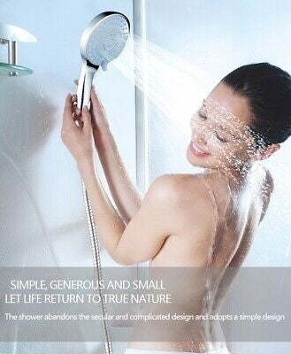 Shower Head LED Rainfall Shower Sprayer Automatically Color-Changing Temperature