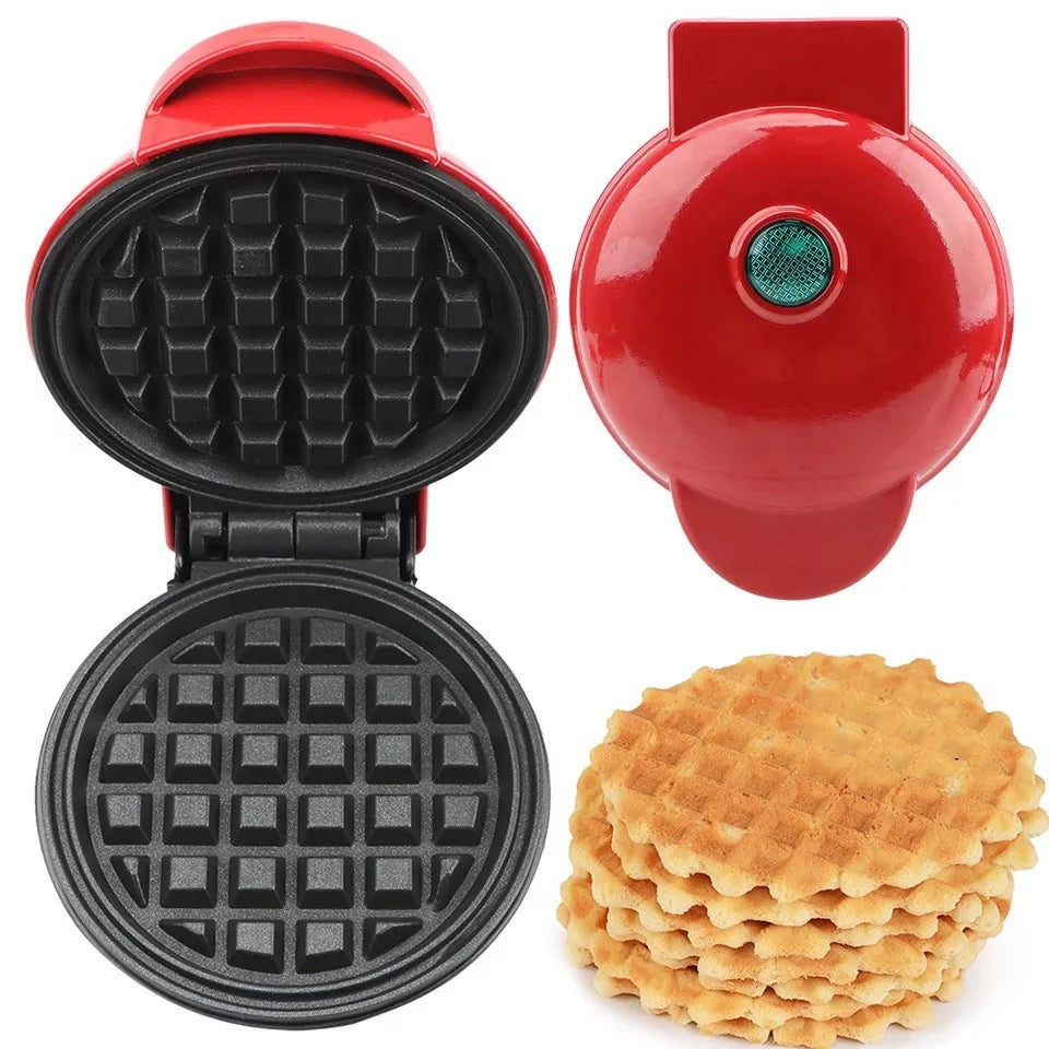 Mini waffle maker household children baking machine multi-function cake