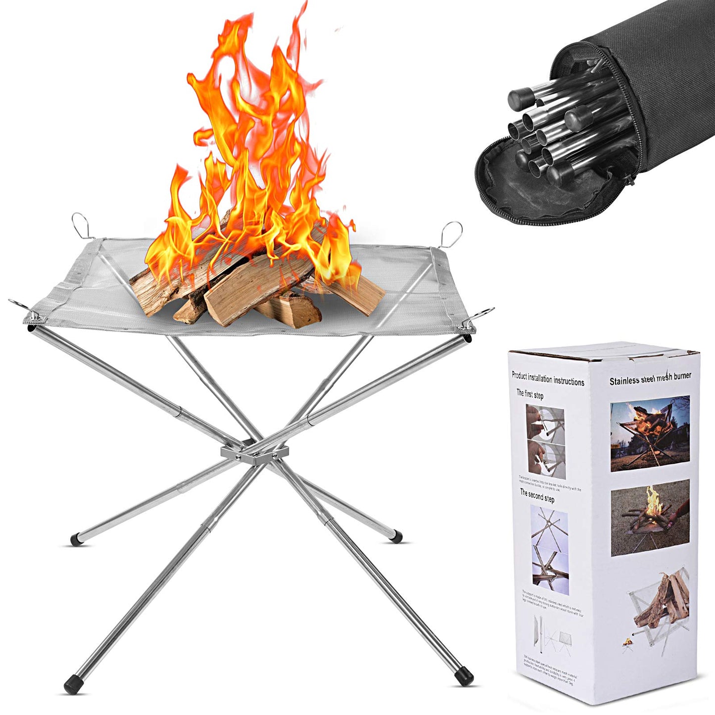 Stainless Steel Camping Mesh Burner