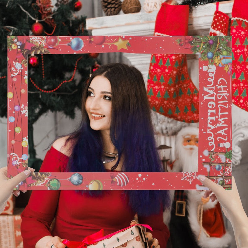 Christmas Photo Booth Prop Frame