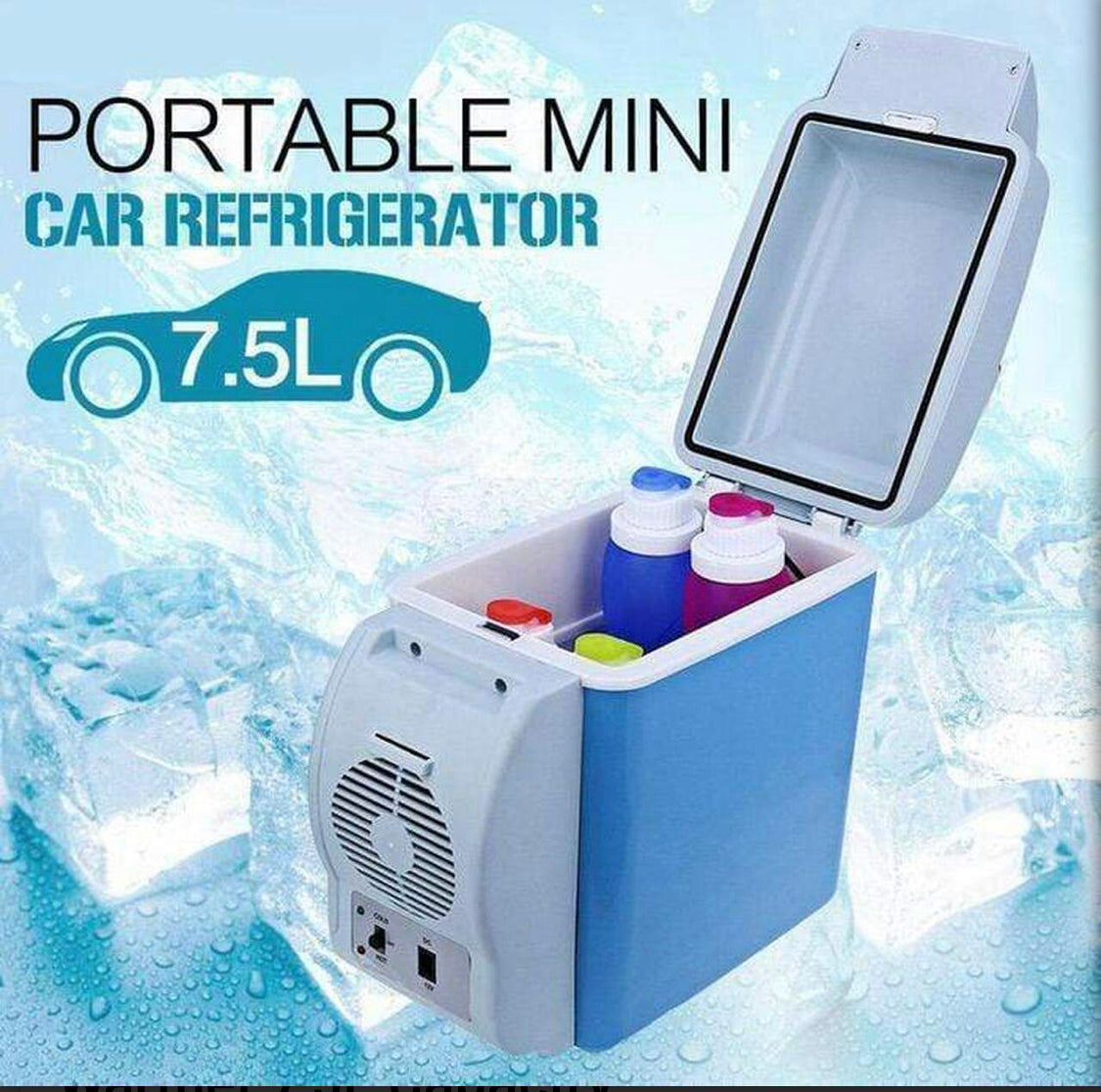 Portable Car Cooler Refrigerator 7.5L