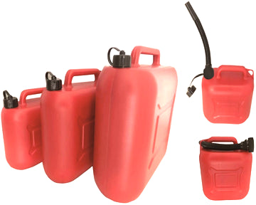 Jerry Can - Red HDPE Plastic