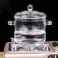 Clear Glass Cooking Pot