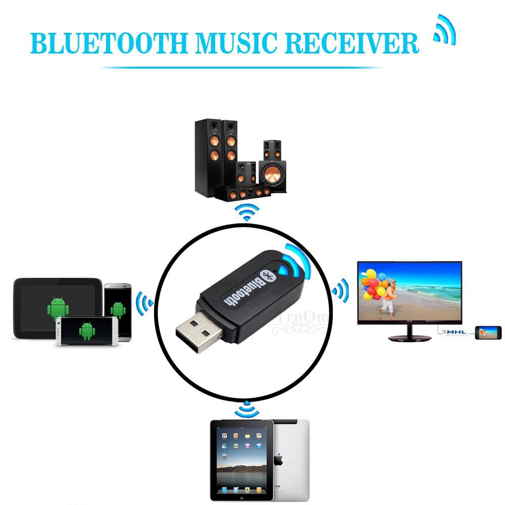 PORTABLE STEREO AUDIO WIRELESS BLUETOOTH AUDIO TRANSMITTER FOR TV, IPOD, MP3