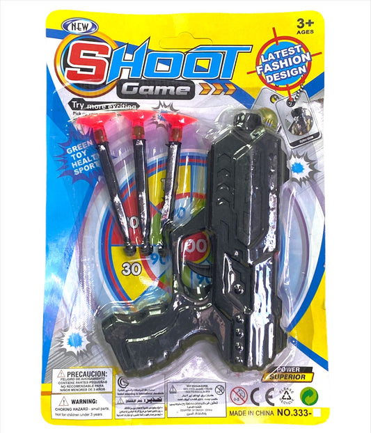 Toy Gun with Silicone Darts