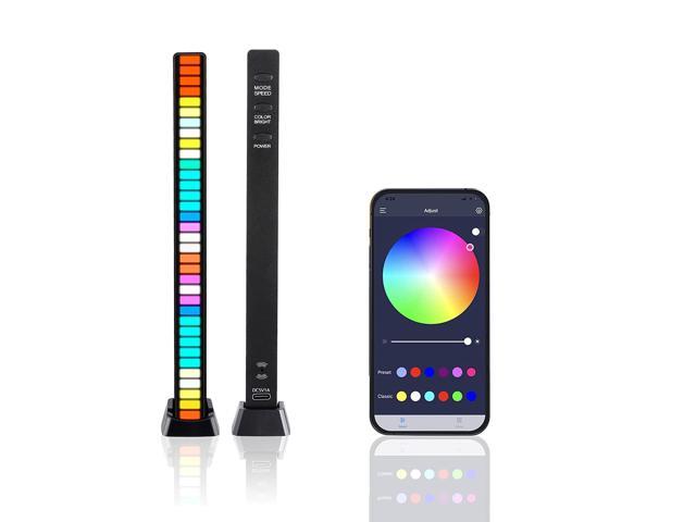 RGB Rechargeable Sound Music Rhythm Light