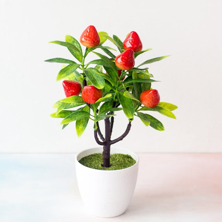 1Pc Artificial Fruit Tree with Pot