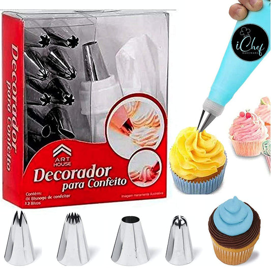 Decorator 12pc Steel Nozzle