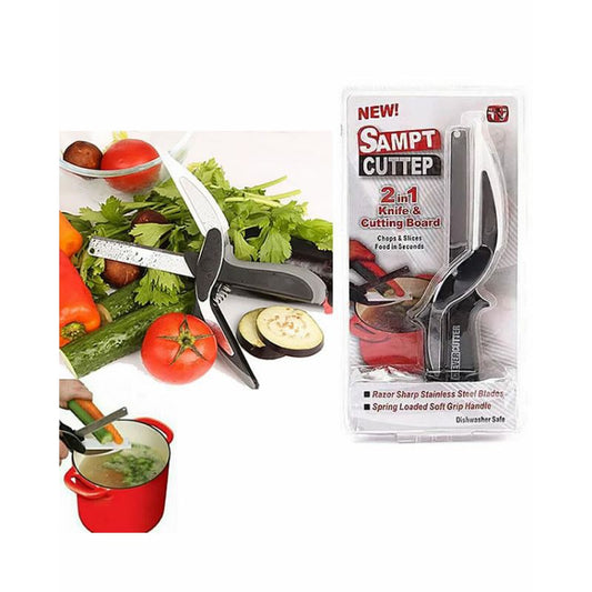 Sampt Cutter 2 in 1 Knife And Cutting Board