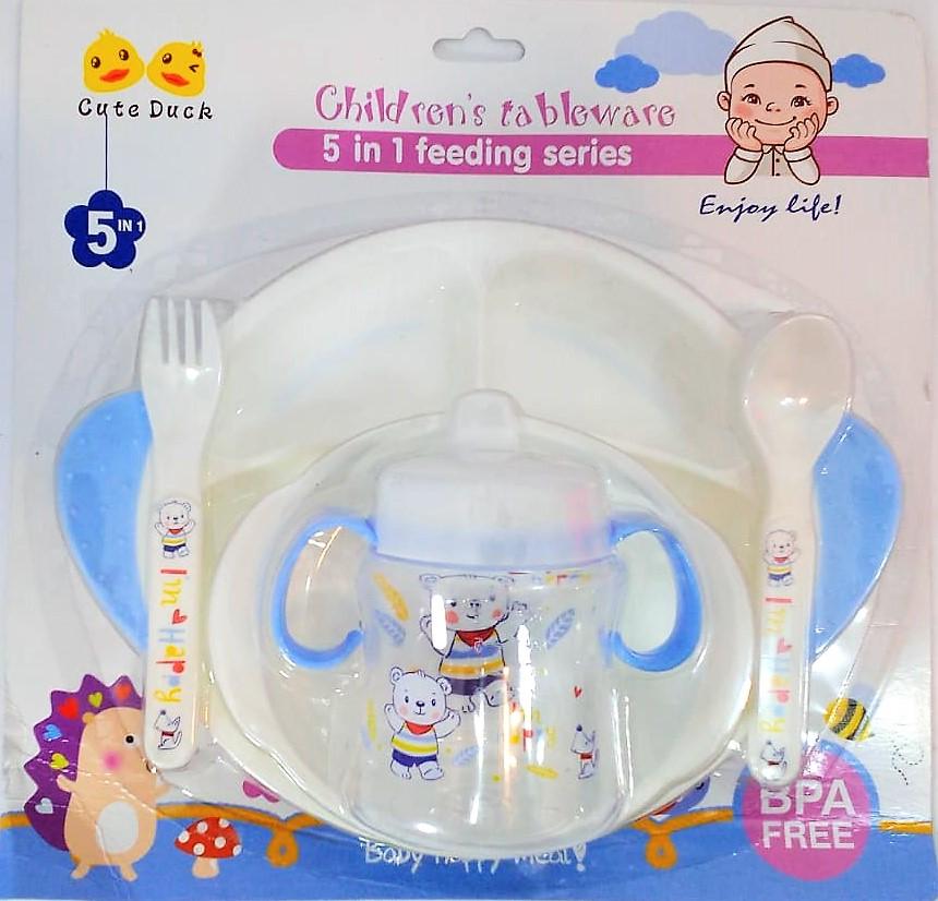 Childrens Tableware 5 in 1 Feeding Series