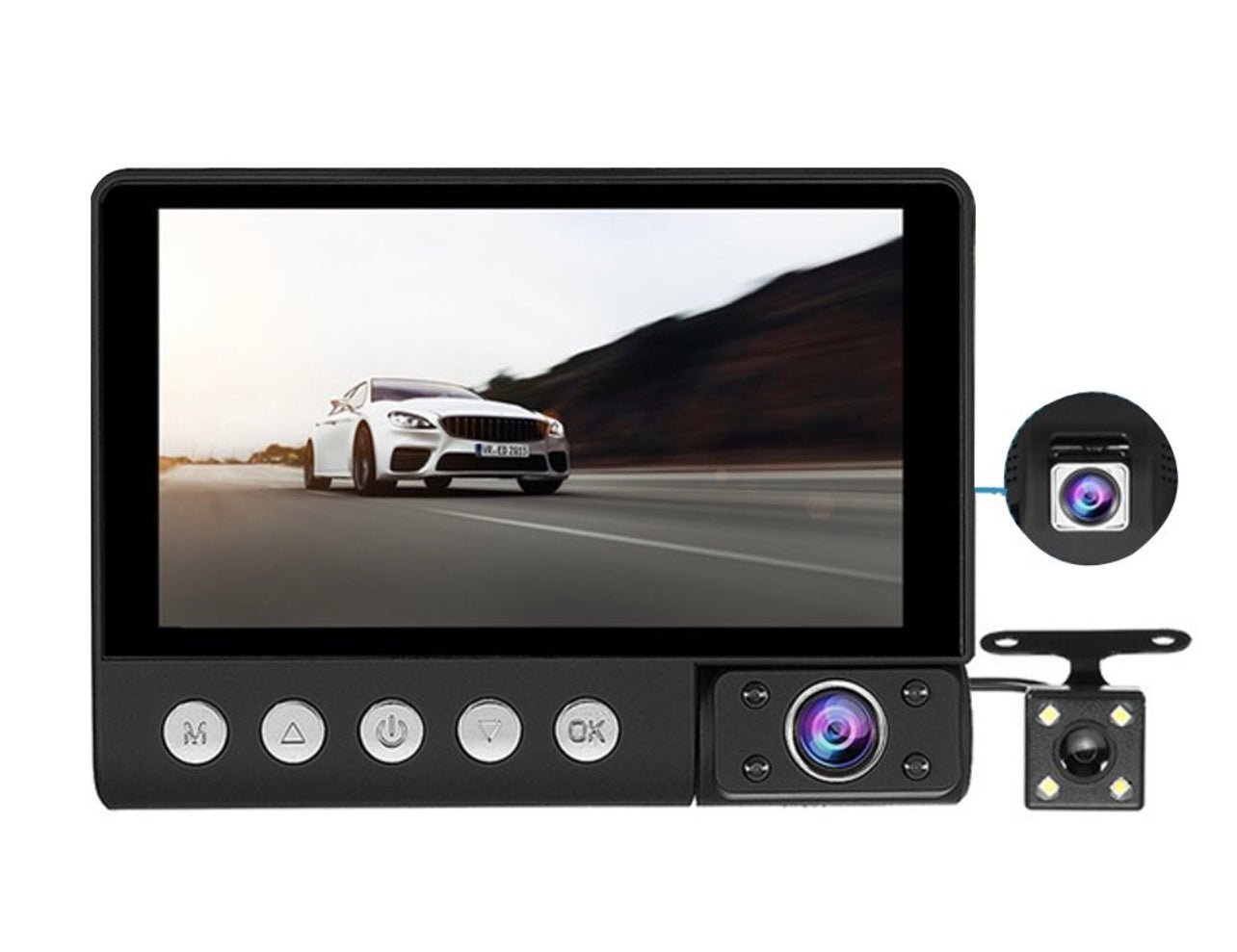 HD Wide Angle Dash Camera 5inch