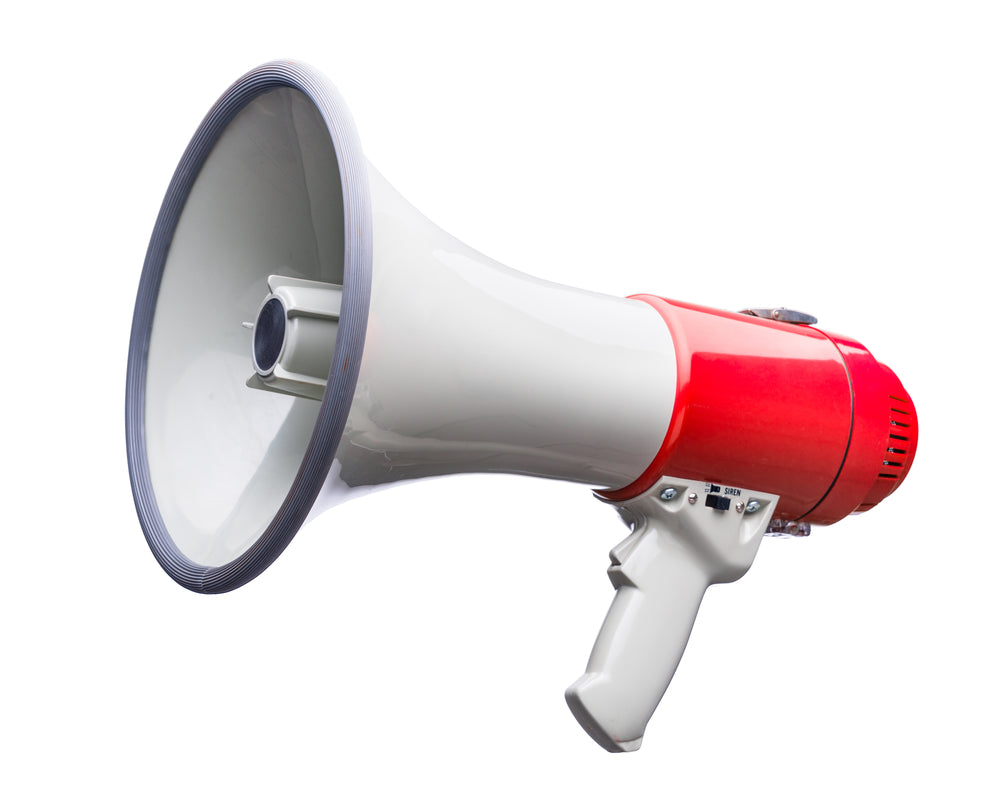 Megaphone With Alarm And Recording