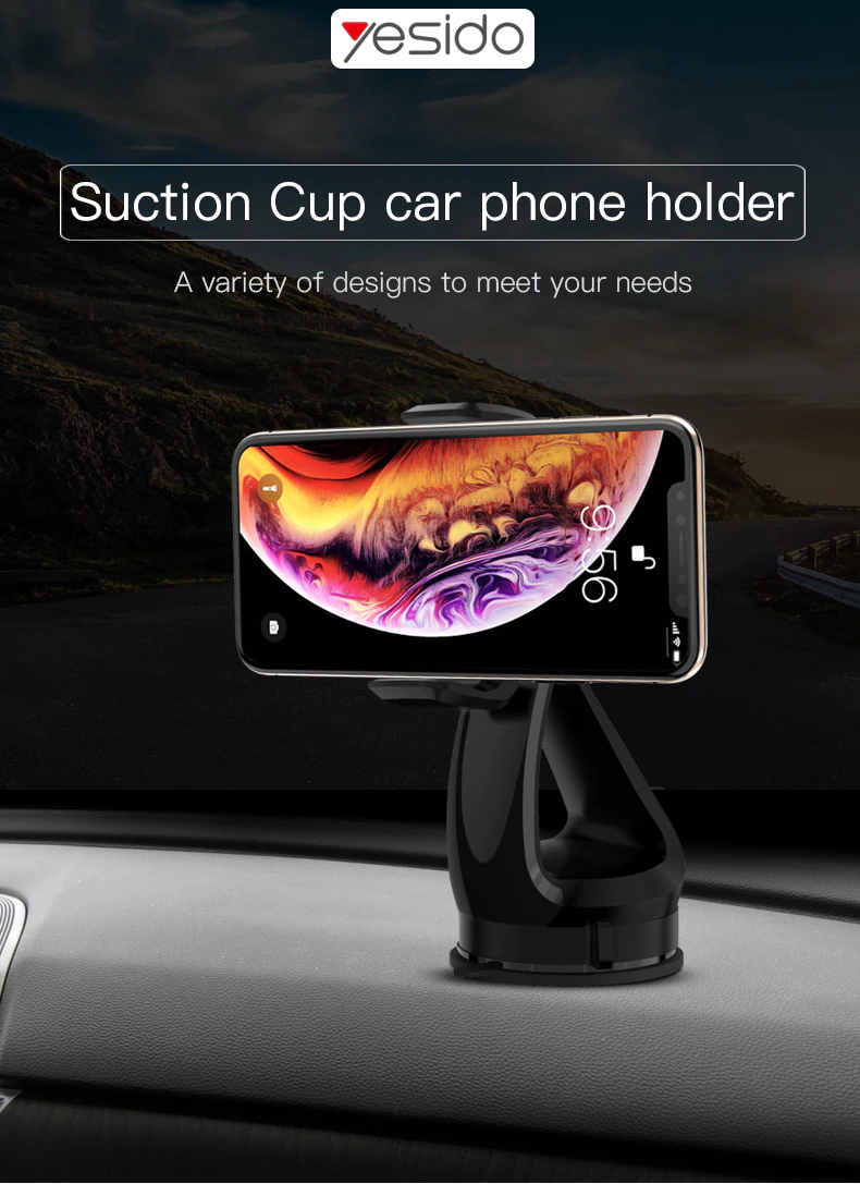 Free Rotation In-Car Phone Holder