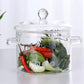 Clear Glass Cooking Pot