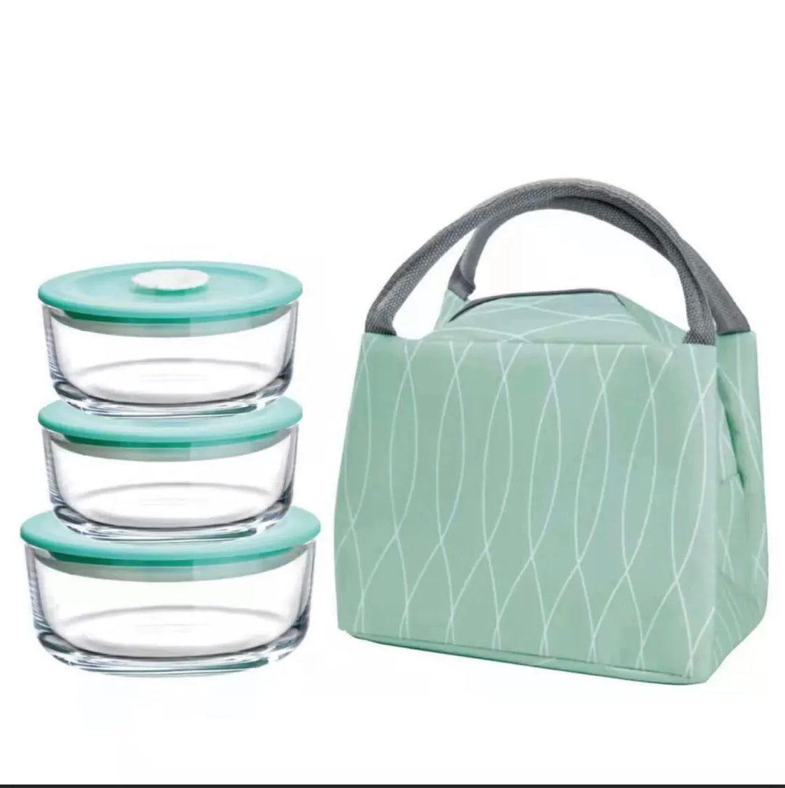 4 pc Lunch set with Cooler box