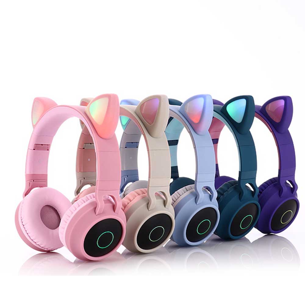 LED CAT EAR BLUETOOTH HEADSET