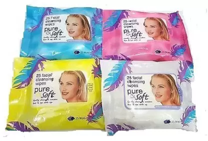 Pure and SoftFacial Cleansing Wipes 25 pcs