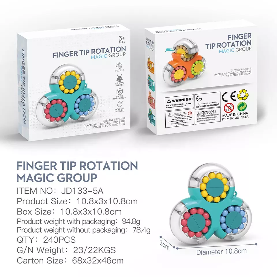 Finger Tip Rotation Fidget Toy