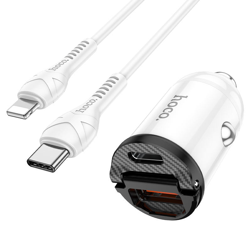 Car charger “NZ2 Link” PD30W+QC3.0 set with cable